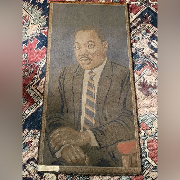 RARE~VINTAGE 1974 Martin Luther King tapestry - Picture 6 of 8